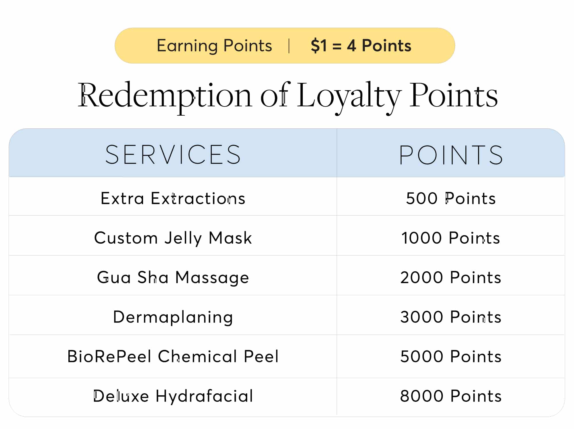 Loyalty Points Program - Silver Mirror