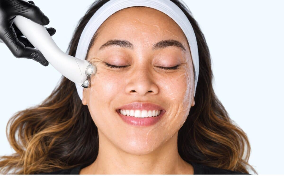 A guest receiving the GLP-1 Volmira Facial